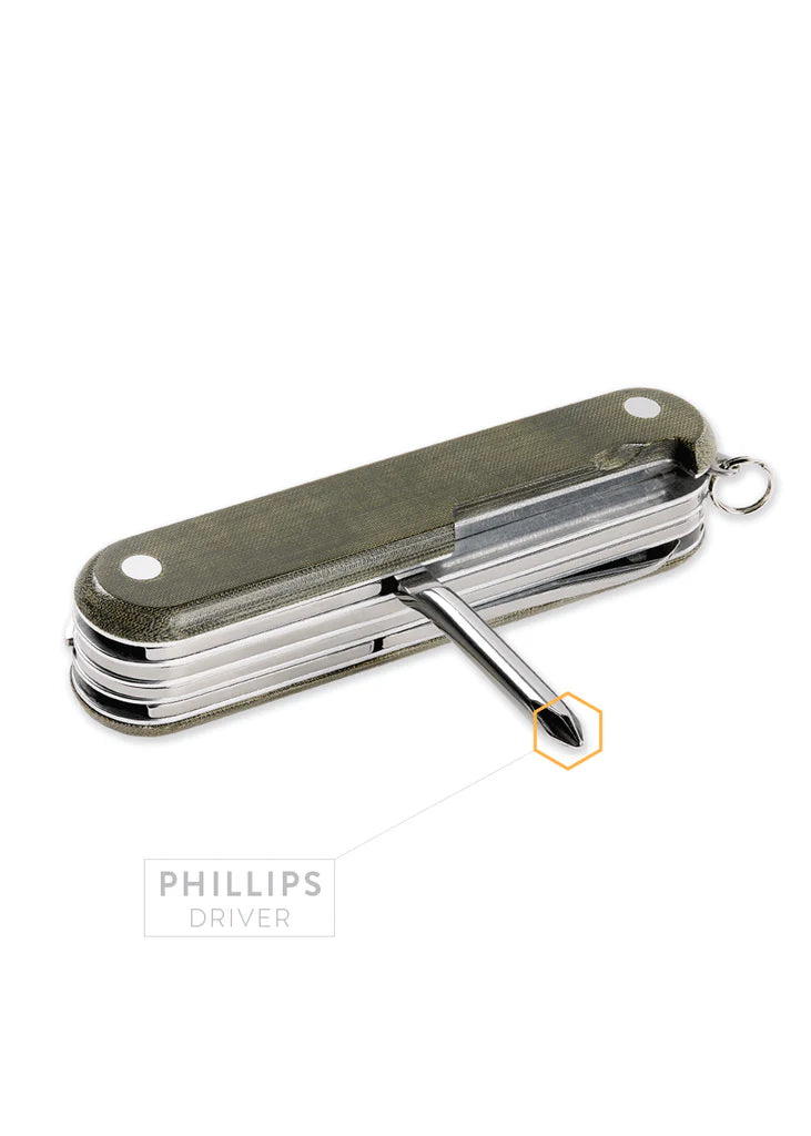 DRB Scout Knife Linen Micarta RL