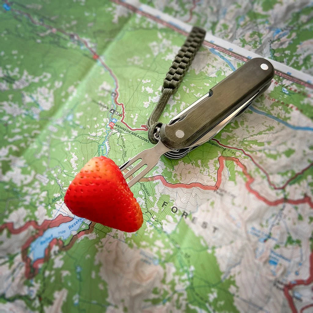 DRB Scout Knife Linen Micarta RL