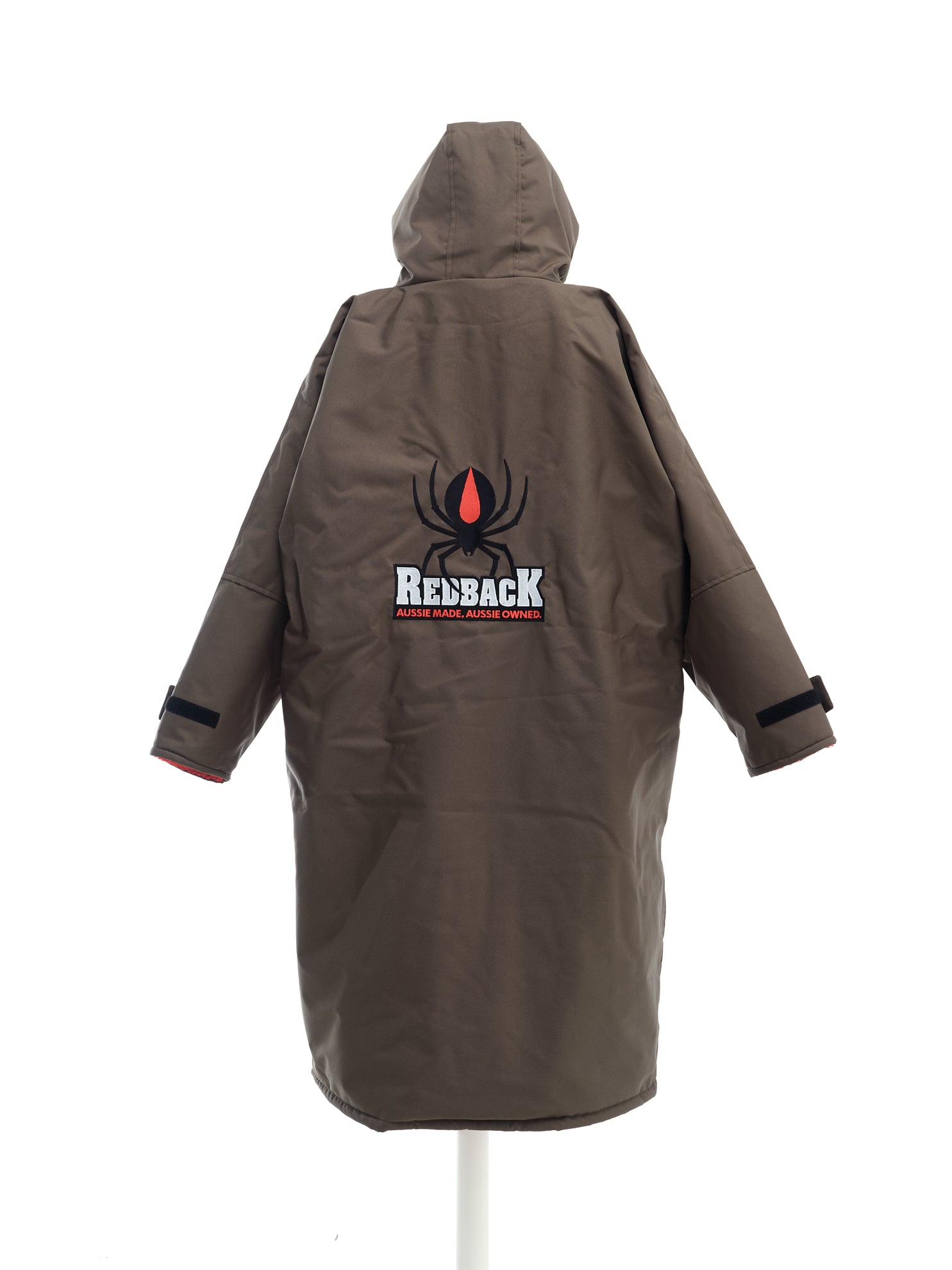Redback robe - water resistant outer, soft lined.