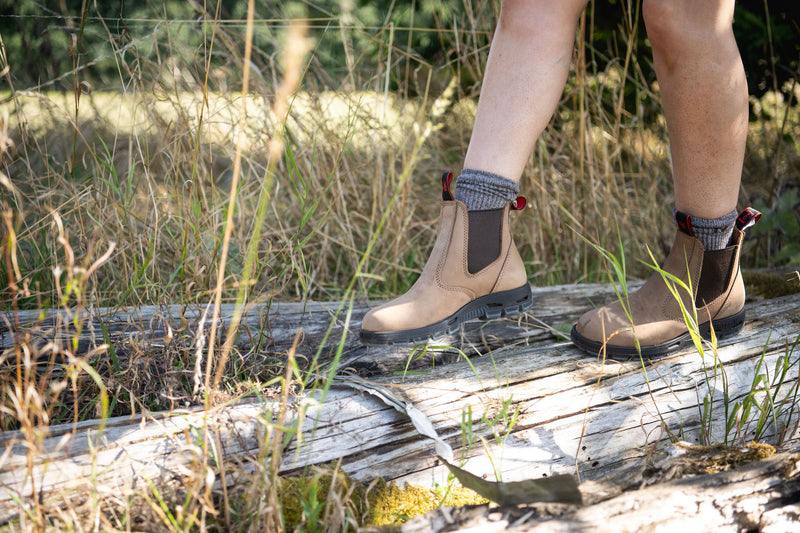 Redback Boots | Nubuck Soft Toe Boot (UBCH)