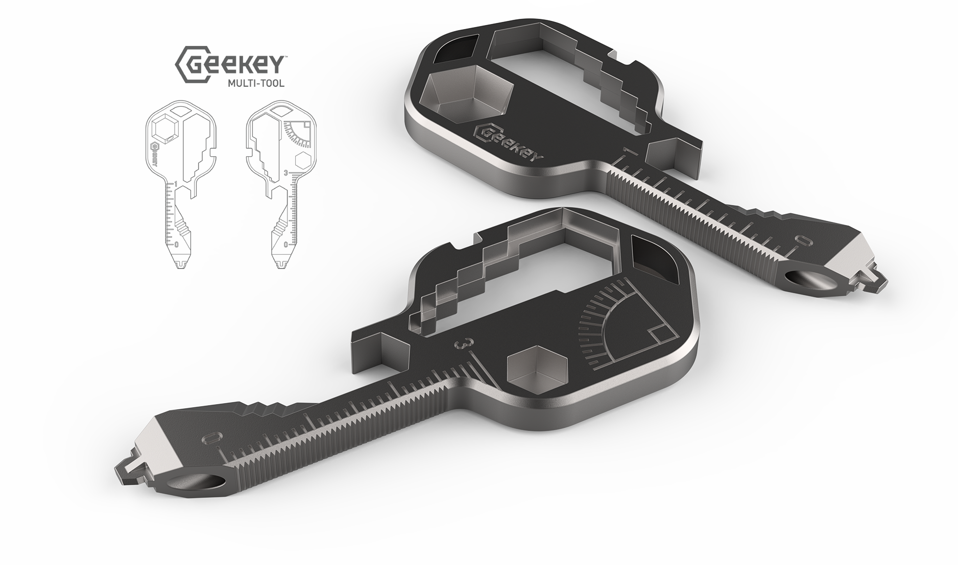 Geekey Keychain Multitool UK
