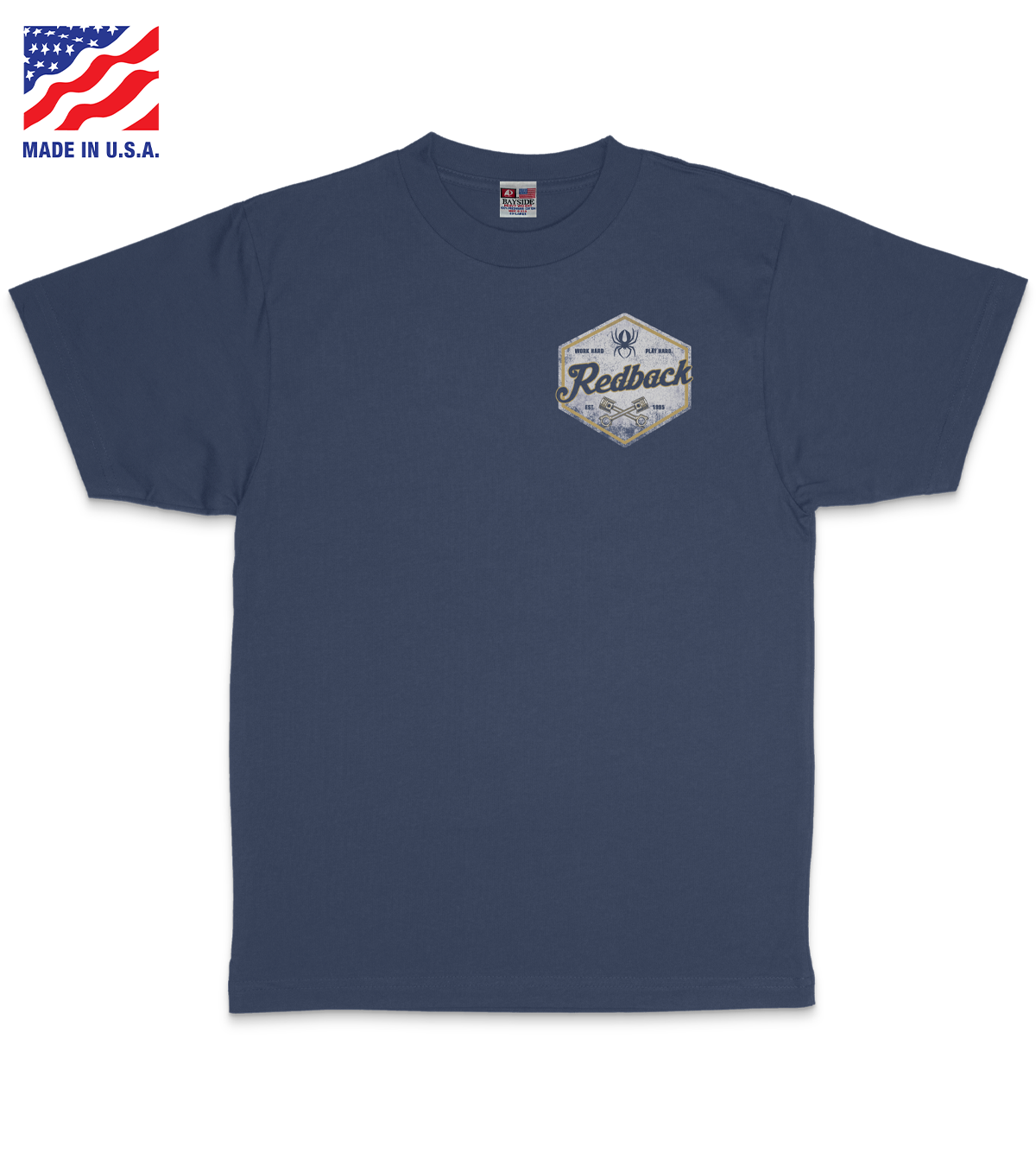 Redback Hex Shirt Blue