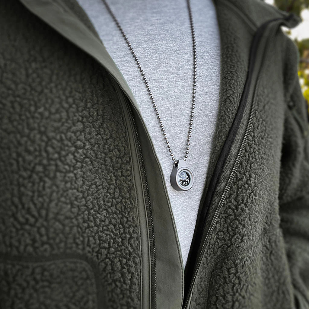 Titanium Compass Pendant by Prometheus Design Werx