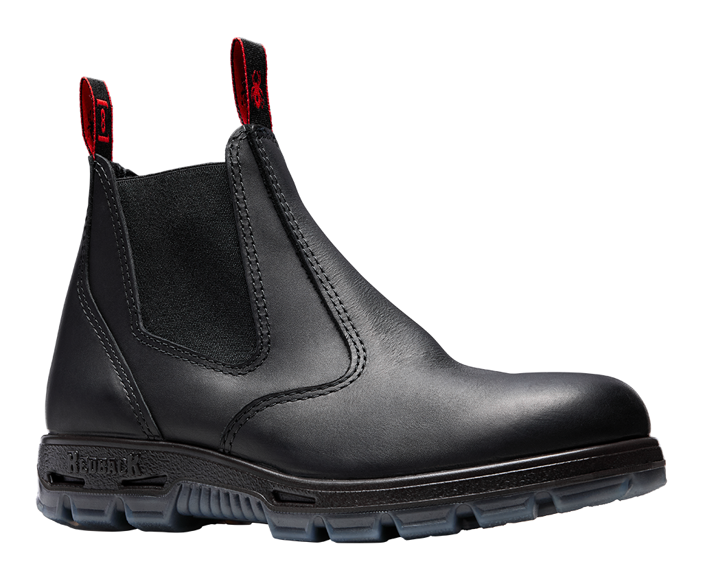 Redback Boots | Black Soft Toe Boot (UBBK)