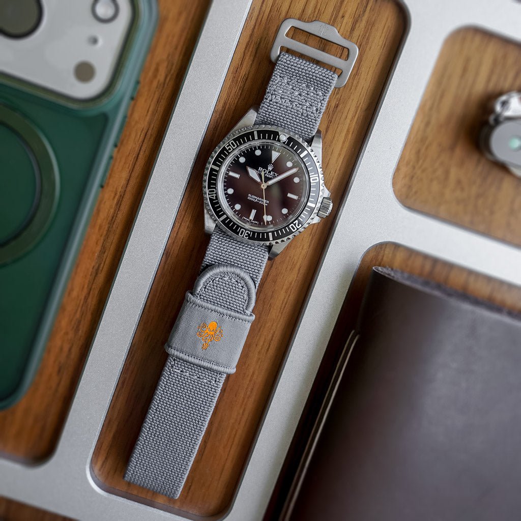 Prometheus Design Werx | Ti-FXDS Watchstrap 22mm Grey Regular