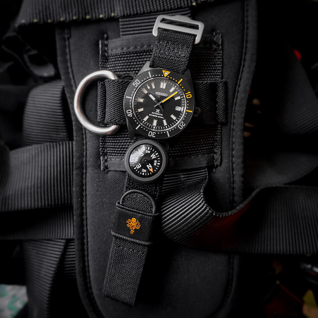 Prometheus Design Werx | Ti-FXDS Watchstrap 22mm Black Regular