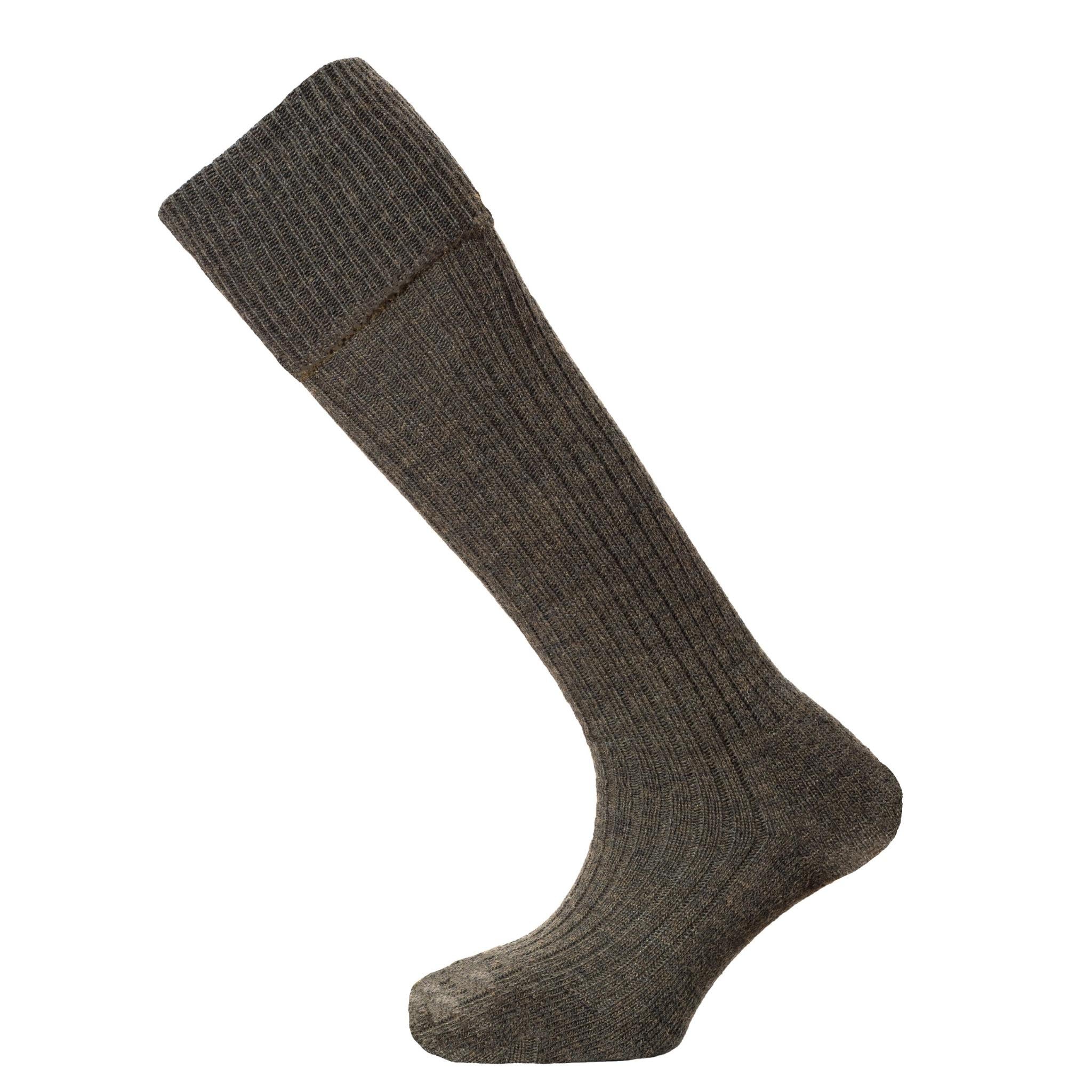 Horizon Socks Turn Over Top Knee High olive