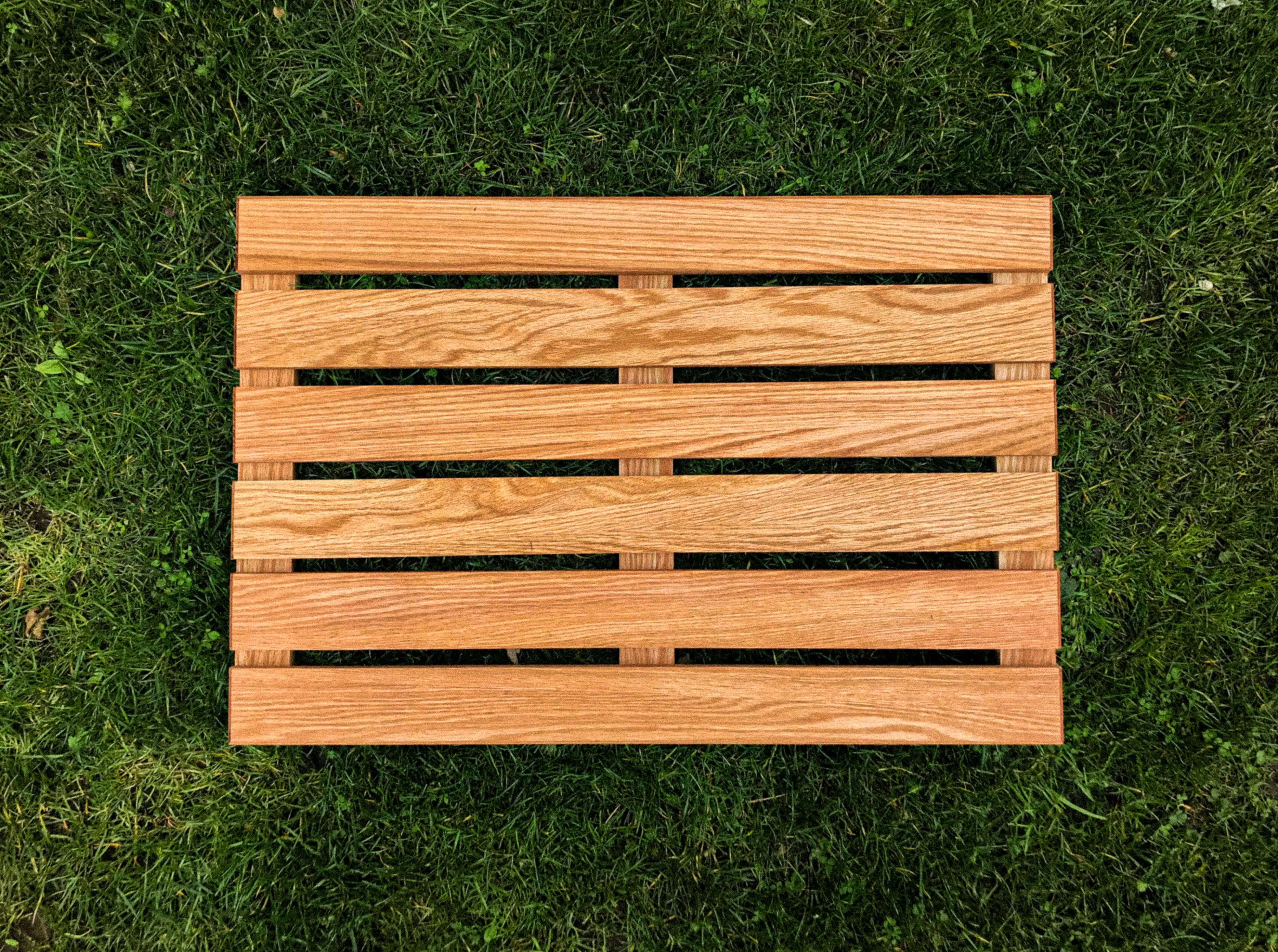 Solid Oak Duckboard for Wood Fired Hot Tub