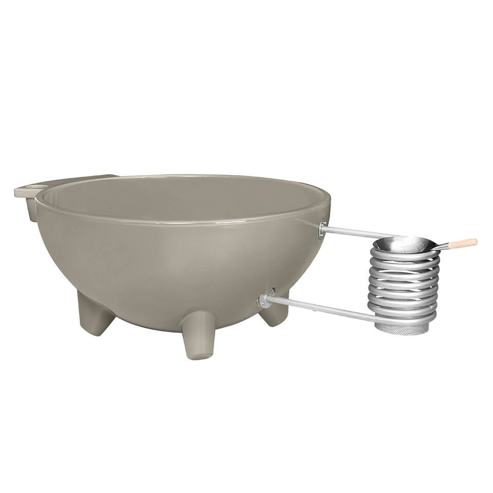 weltevree wood fired hot tub