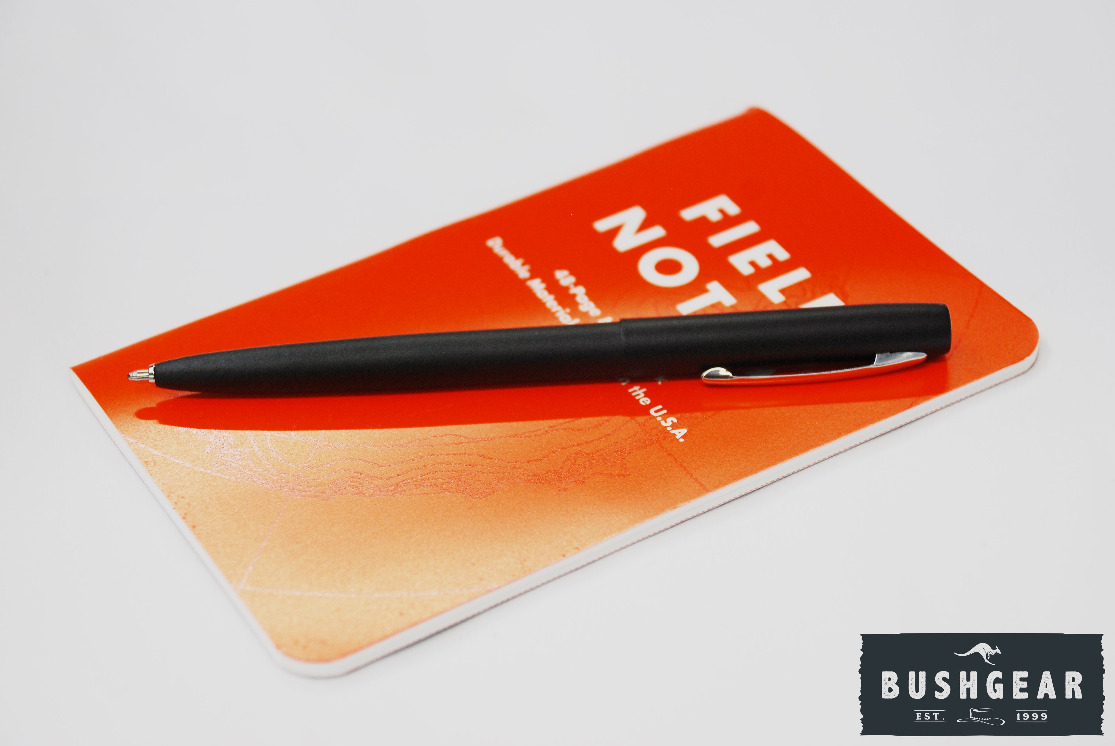 Fisher Space Pen - Military Space Pen Black with Chrome Clip - "Capomatic"