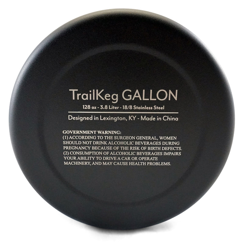 TrailKeg | Half Gallon Package Black
