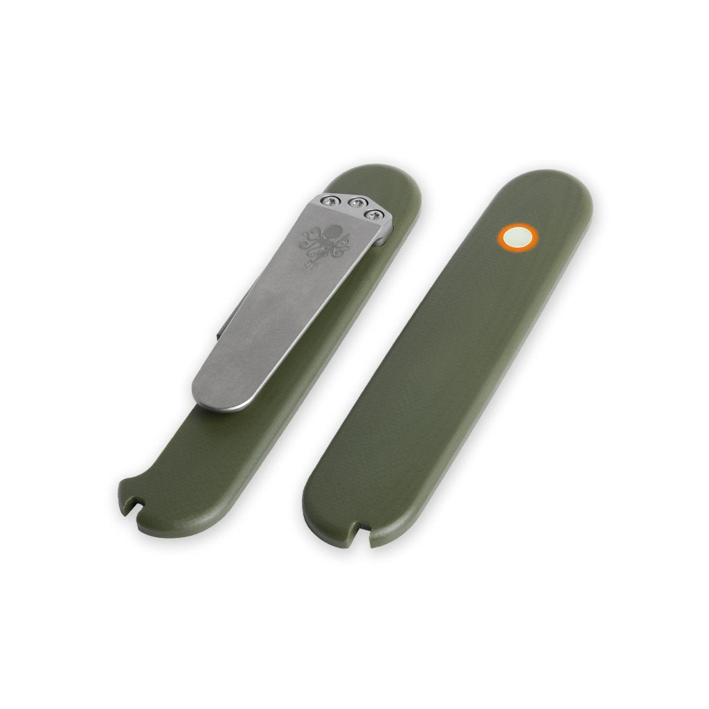 Prometheus Design Werx | G10 SAK Scales Smooth OD Green