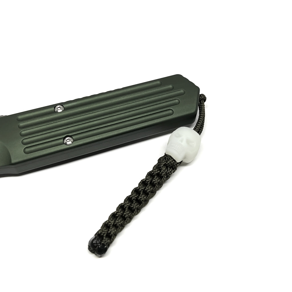 Prometheus Design Werx | Memento Mori GITD Lanyard Bead (Blue Glow)