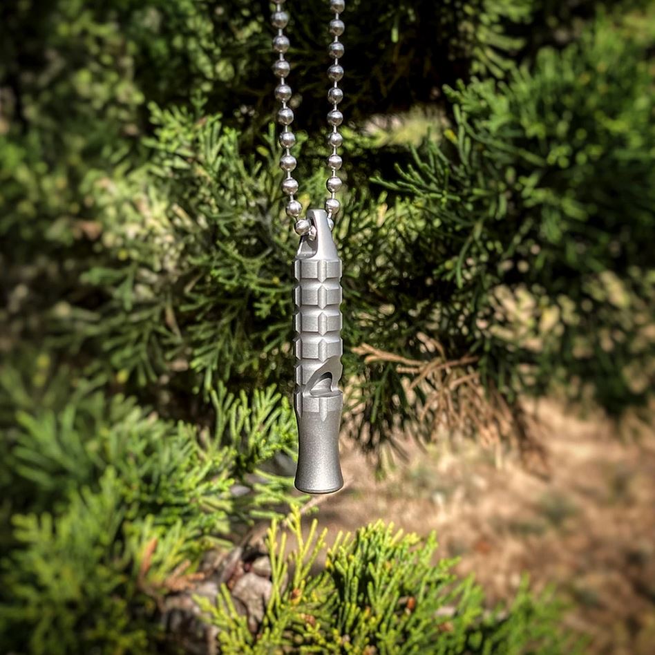 Prometheus Design Werx Titanium Whistle Emergency EDC Tool Survival Bushcraft
