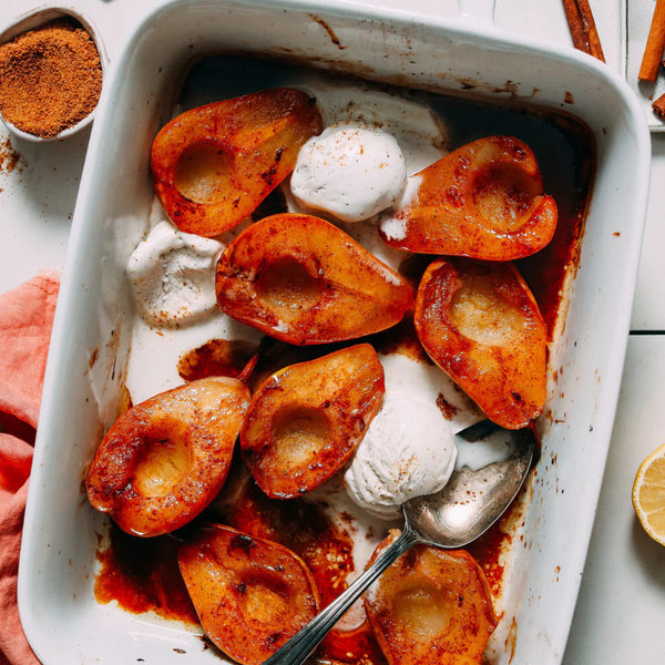 Baked pears with Desert Lime Recipe