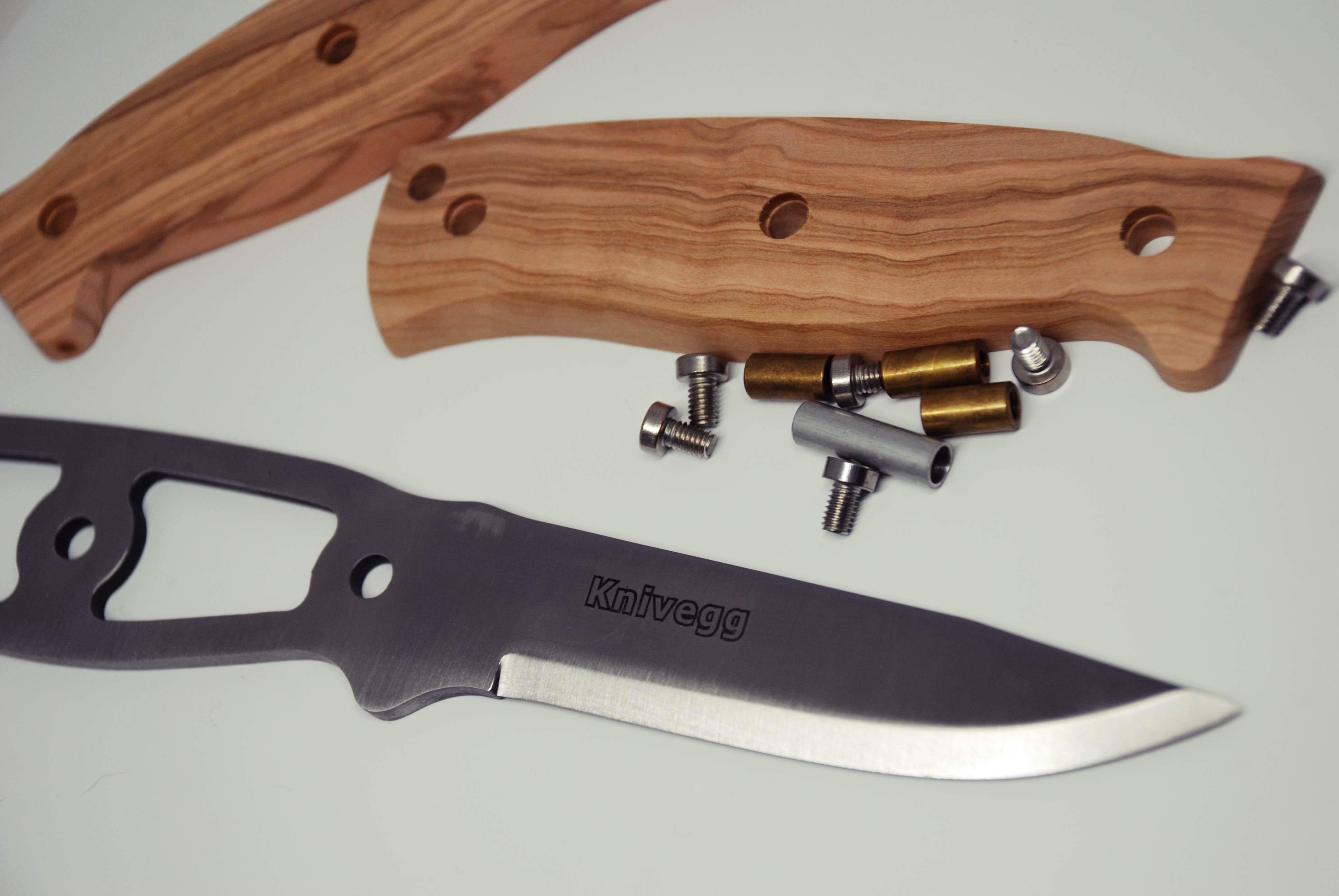 How To Attach Scales To A Knife Blade Blank