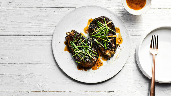 Braised Aubergine with Saltbush Recipe