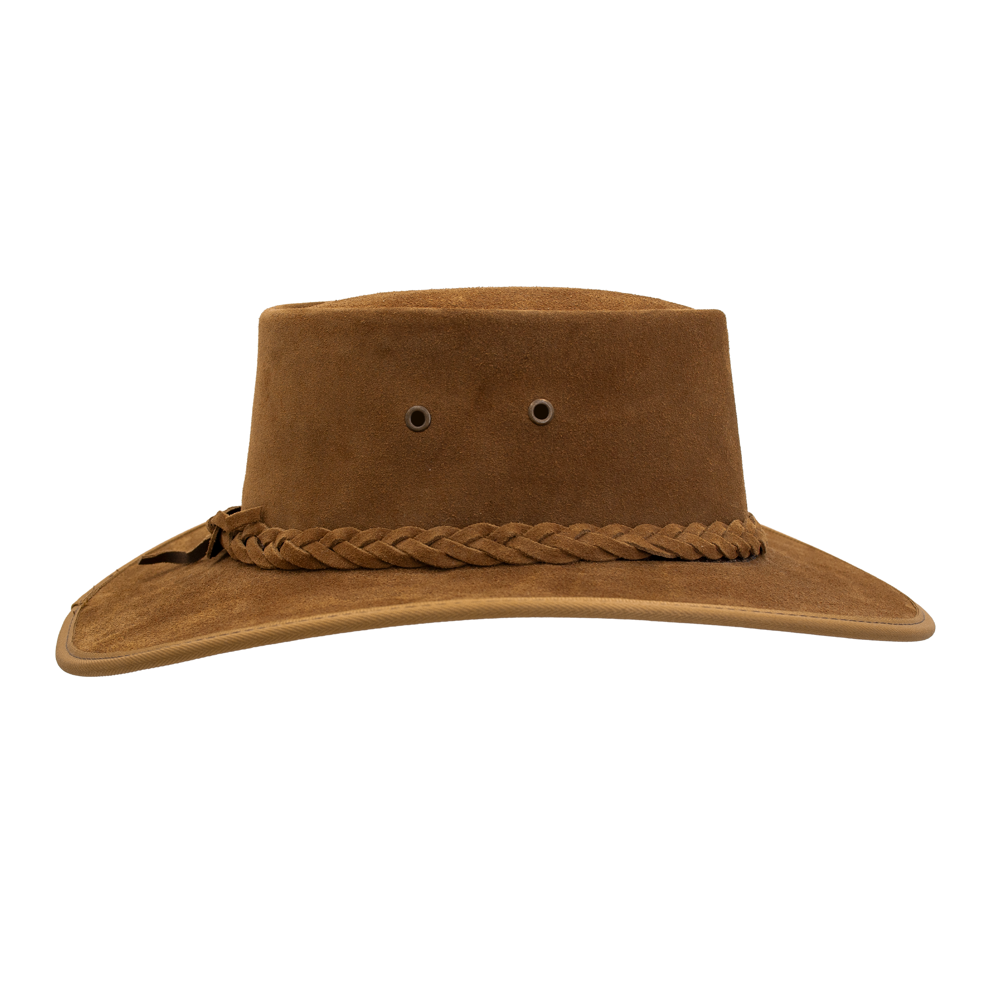 Suede sun hat top