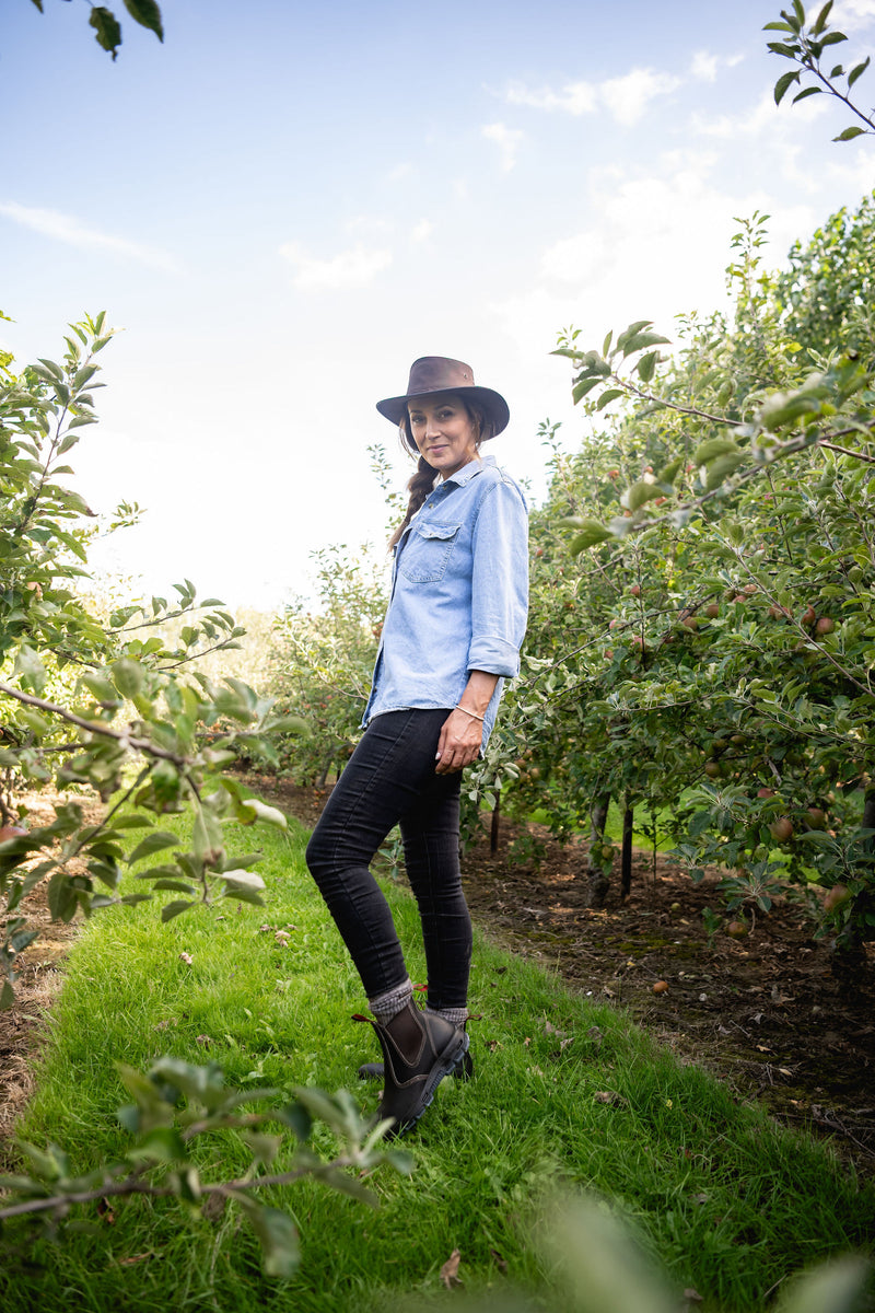 Barmah Hat | 1024 Oiled Brown Leather