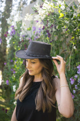 Barmah Hat | 1018 Squashy Kangaroo Crackle Brown