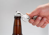 Geekey Keychain Multitool UK being used a bottle opener