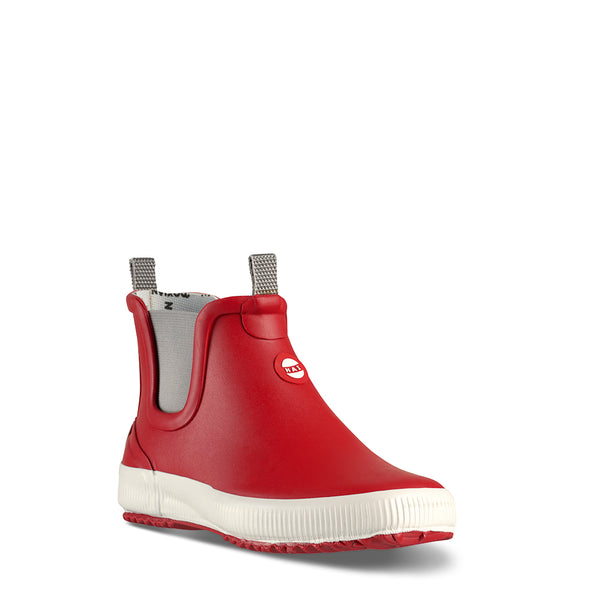 NOKIAN | "Hai" Low Ankle Boots - Dark Red