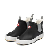 Hai Low Winter ankle boot in black showing front angle