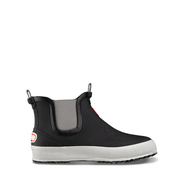 Hai Low Winter ankle boot in black showing side angle
