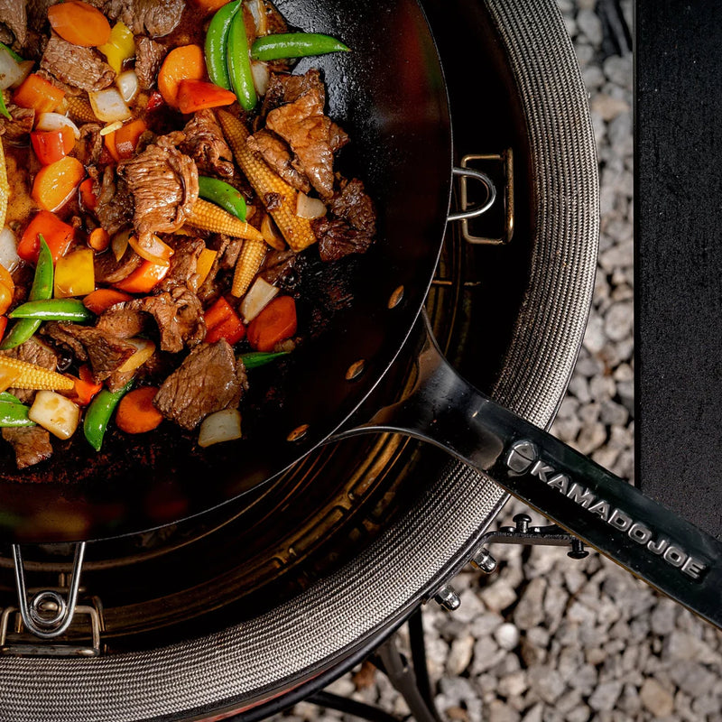 Karbon Steel Wok For Kamado Joe Grills