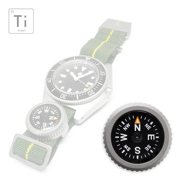 Prometheus Design Werx | Expedition Watch Band Compass Kit Titanium 2.0 - Matte