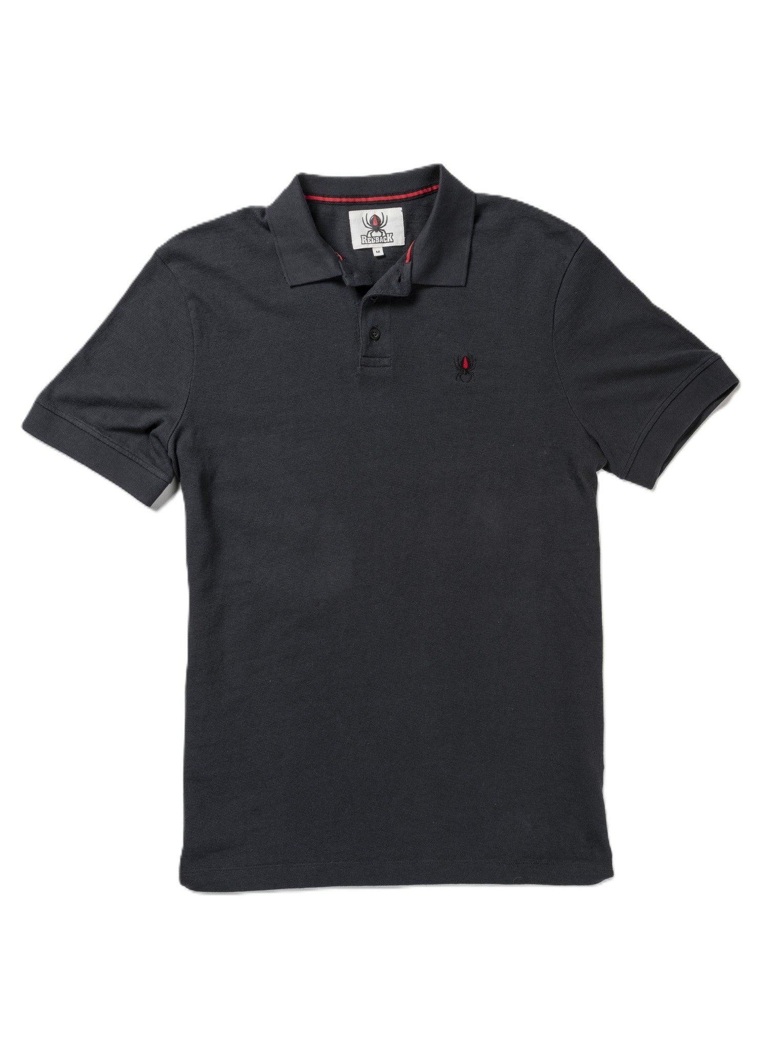 Redack All Cotton Polo Shirt Black