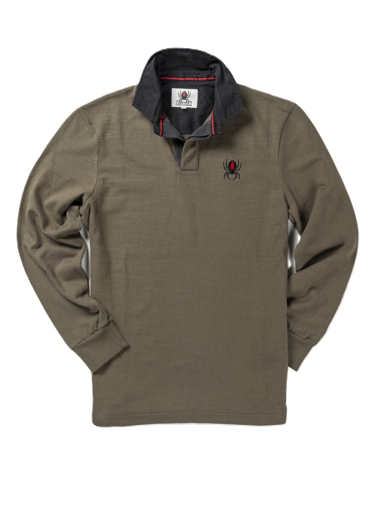 Redback All Cotton Rugby Shirt Khaki