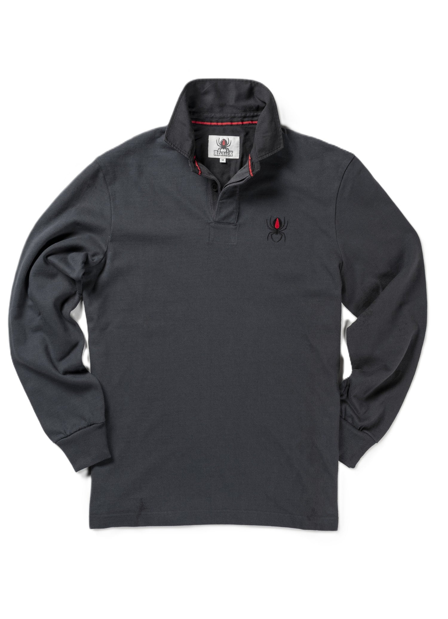 Redback All Cotton Rugby Shirt Black