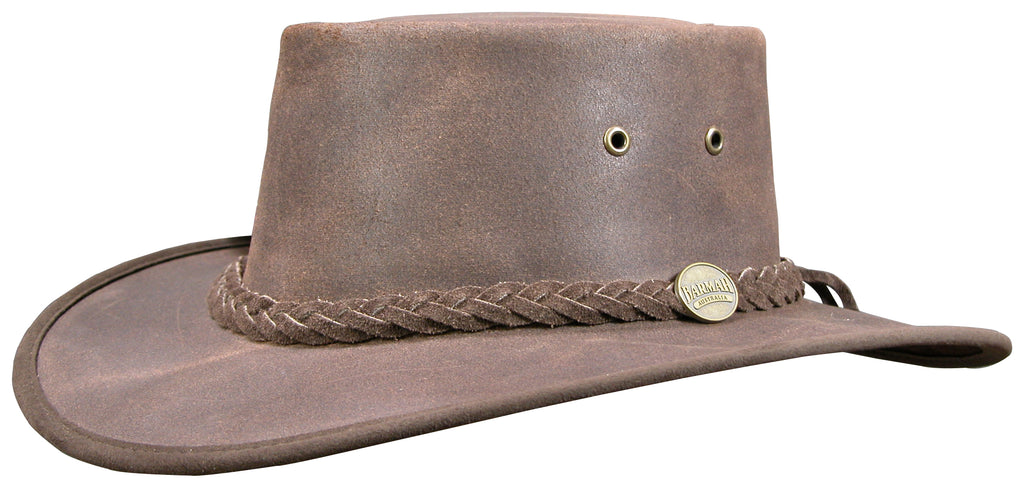 Barmah Hat  1024 Oiled Brown Leather – Bushgear