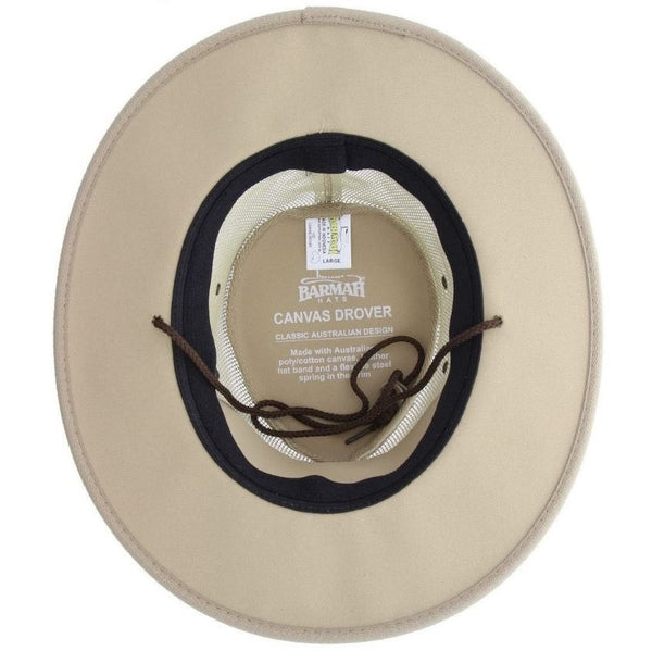 Barmah Hat Hats canvas cooler 1057 beige Bushgear UK sun