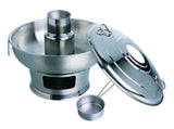 Zebra Stainless Steel Mongolian Hot Pot 26cm fondue set
