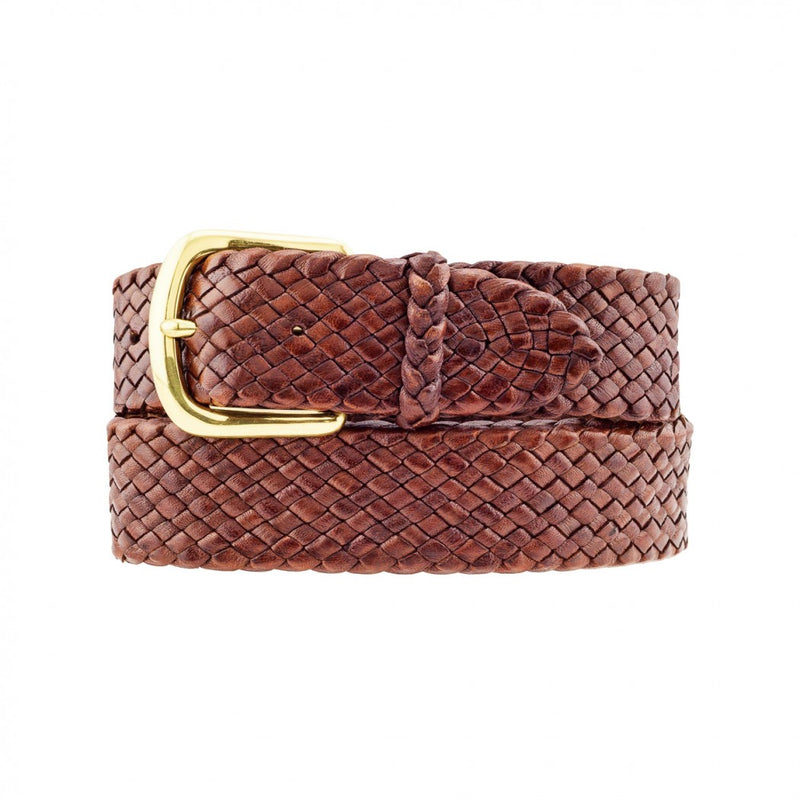 Barmah Kangaroo Leather Belt - Balmain - Brown Handmade