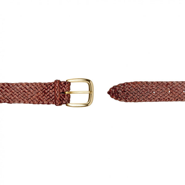 Barmah Kangaroo Leather Belt - Balmain - Brown open