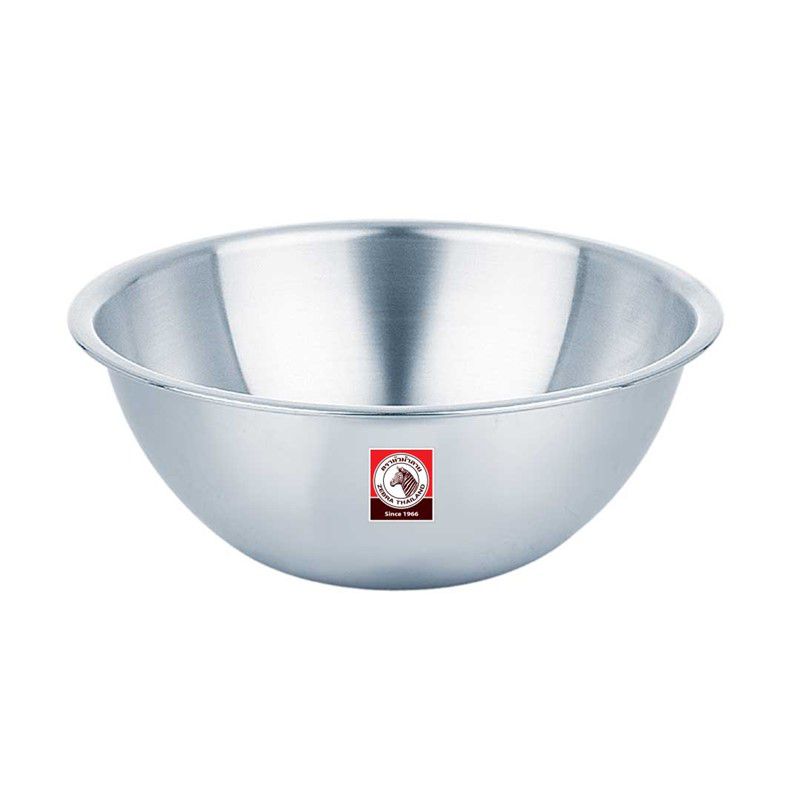 Zebra Stainless Steel Mixing Bowl 21, 30 or 50cm Bushgear