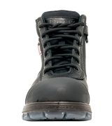 Redback Cobar Lace Zip up Safety Boots  Black USCBZS UK Bushgear