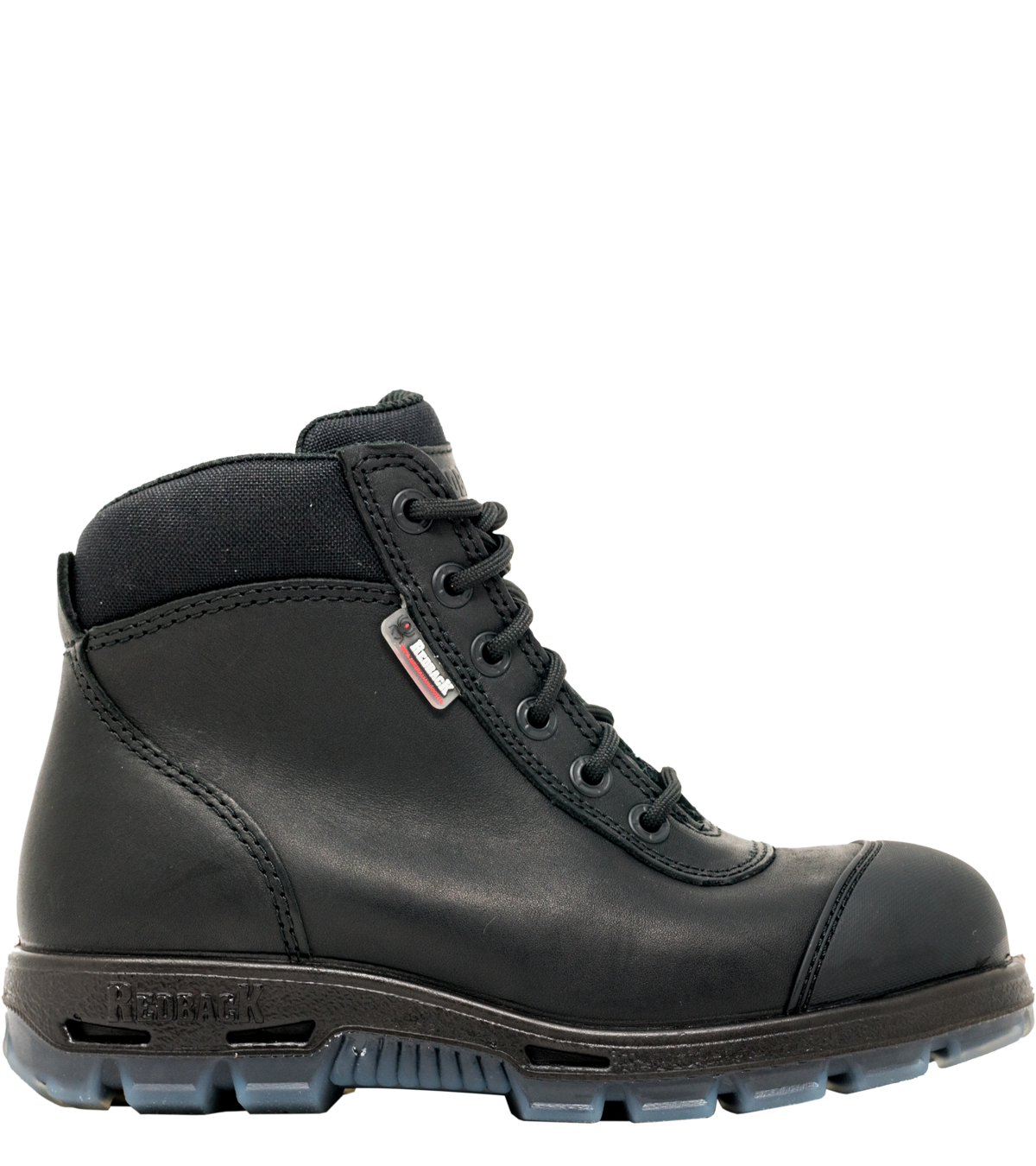 Redback Cobar Lace Zip up Safety Boots  Black USCBZS UK Bushgear