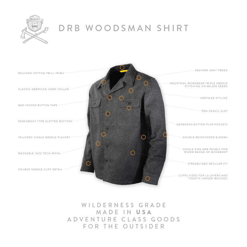 Prometheus Design Werx | DRB Woodman Shirt - Grey Tweed