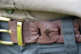 Barmah Hats Kangaroo Leather Belt Brown Bushgear UK Handmade