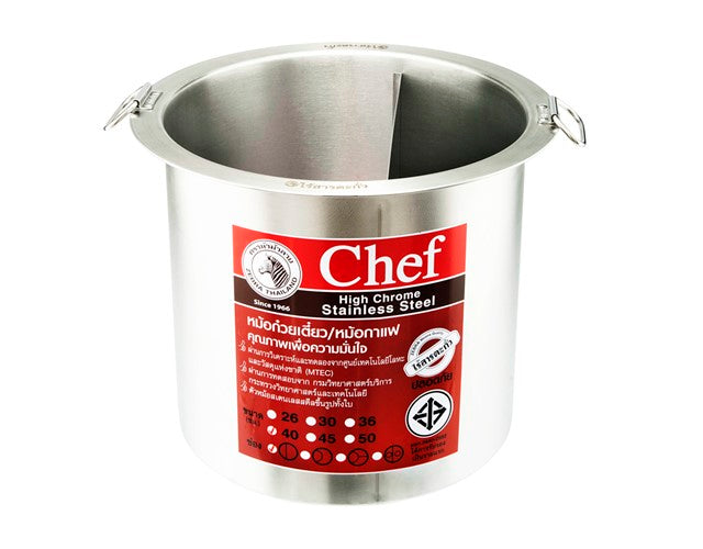 zebra head thailand noodle pot 2 compartments