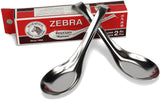Zebra Head Thailand Stainless Steel Ramen Spoons x 2