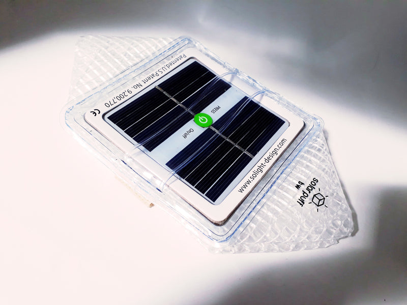 Solar clearance puff light