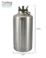 TrailKeg | Gallon Package Stainless Steel
