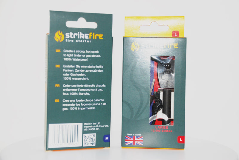 British Ferrocerium Rod Firestarter Fire Starter Tool EDC Bushcraft Camping