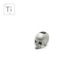 Prometheus design werx titanium skull lanyard bead