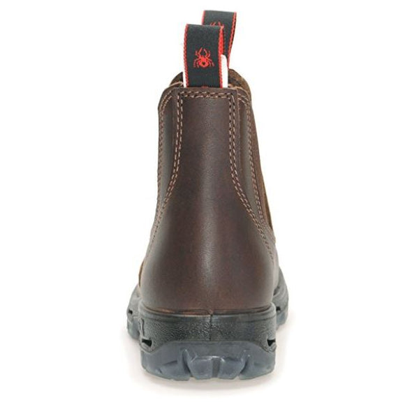 Redback Boots | Jarrah Brown Soft Toe Boot (UBJK)